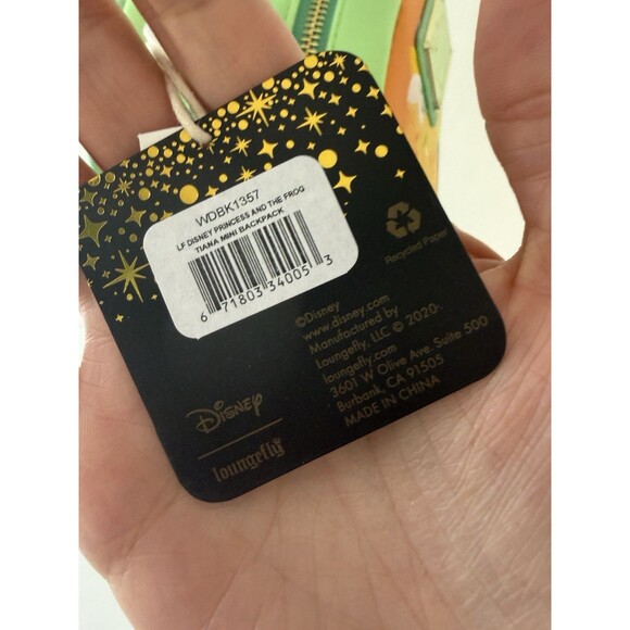 NEW Disney Loungefly Princess & The Frog Tiana Mini Backpack Embroidery main image 3